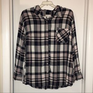 NWOT Ava and Viv plaid shirt 3x